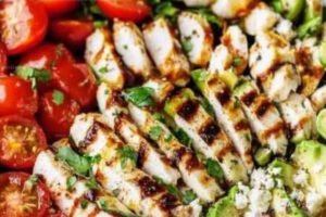 Chicken Avocado Caprese Salad Recipe