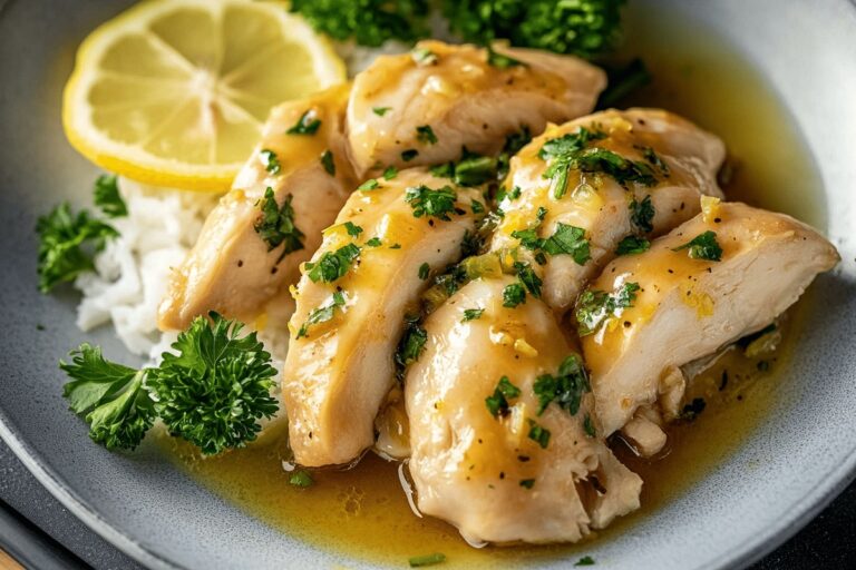Steamed Chicken with Lemon Sauce Recipe