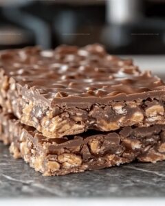 Homemade Crunch Bars Recipe