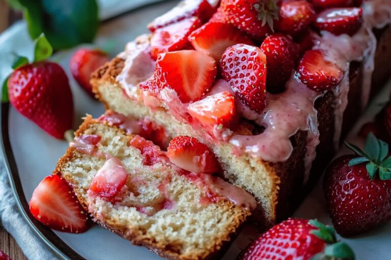 Strawberry Sour Cream Bread Recipe