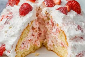 Strawberry Angel Cake Recipe