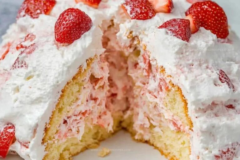 Strawberry Angel Cake Recipe