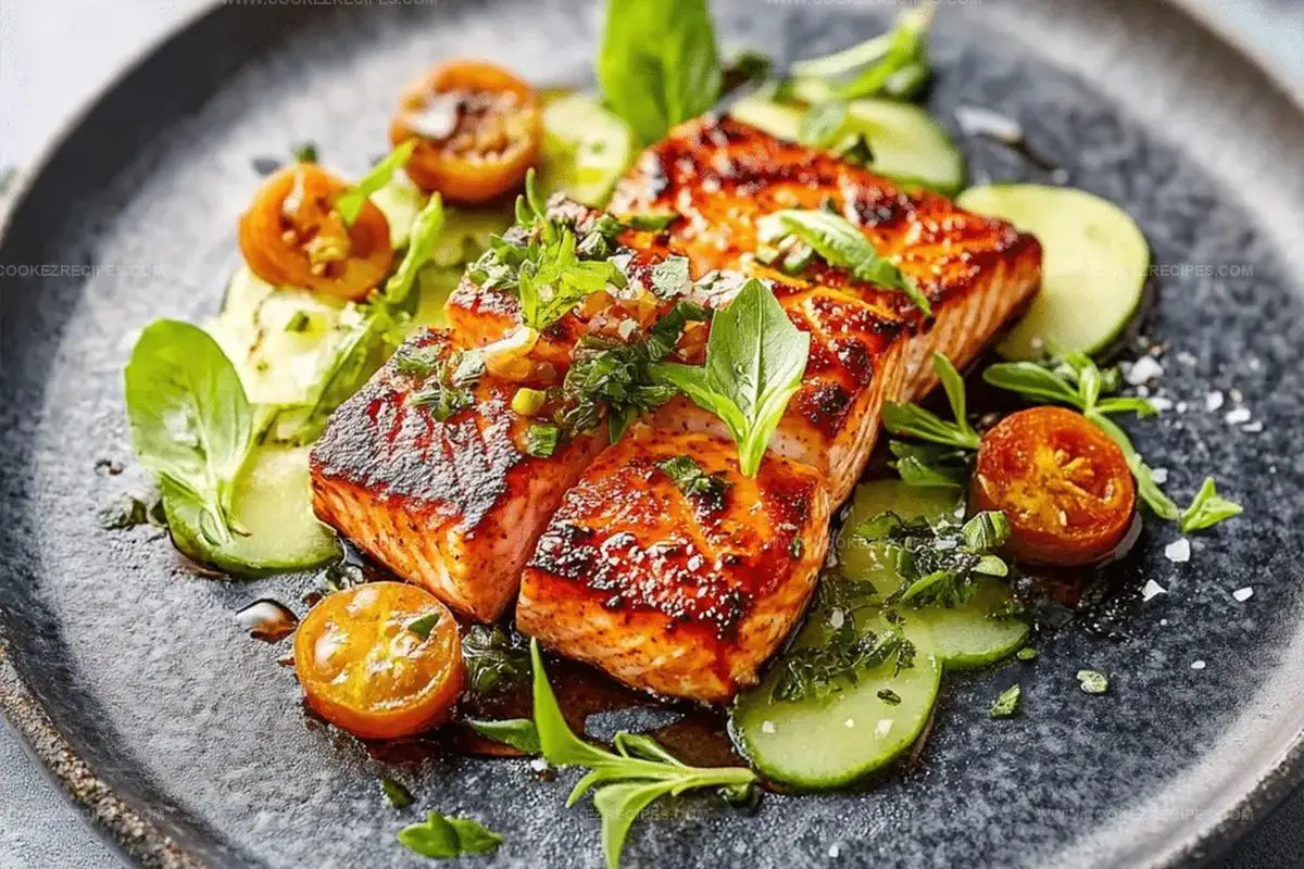 Herby Harissa Marinated Salmon Recipe