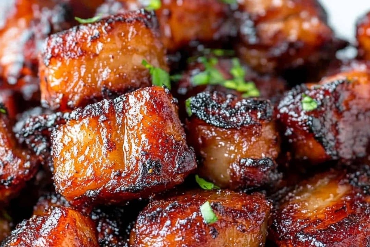 Air Fryer Pork Belly Bites Recipe