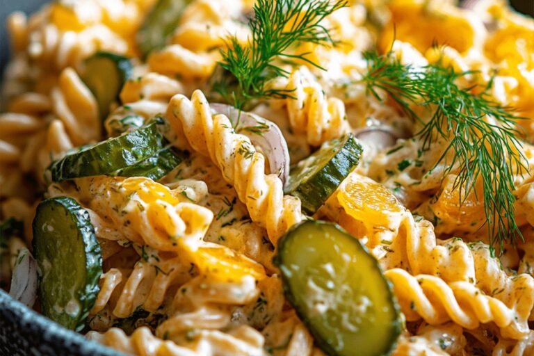 Dill Pickle Pasta Salad Recipe