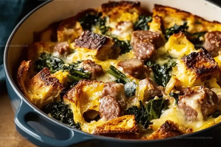 Sausage-Kale Strata Recipe