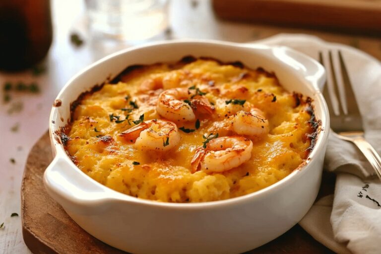Spicy Shrimp and Grits Casserole Recipe