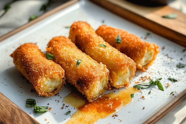 Crispy Fried Lasagna Rolls Recipe