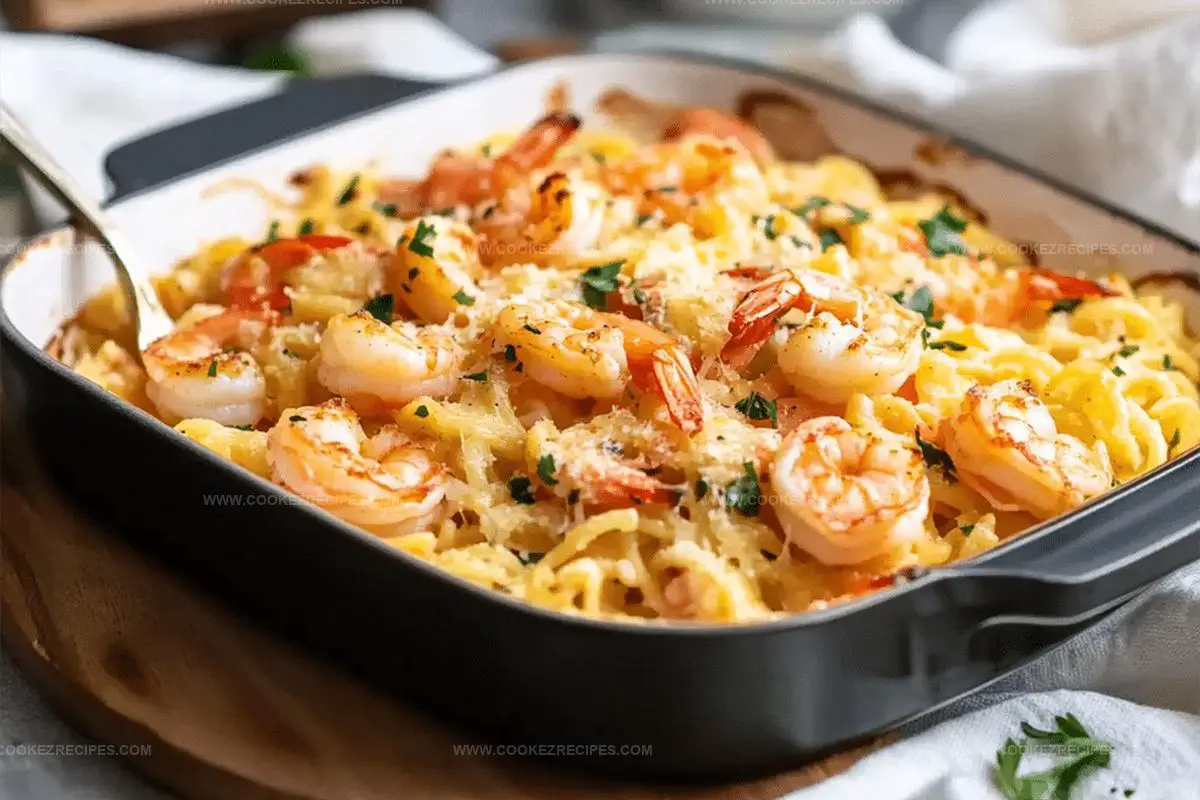 Shrimp Scampi Pasta Bake Recipe