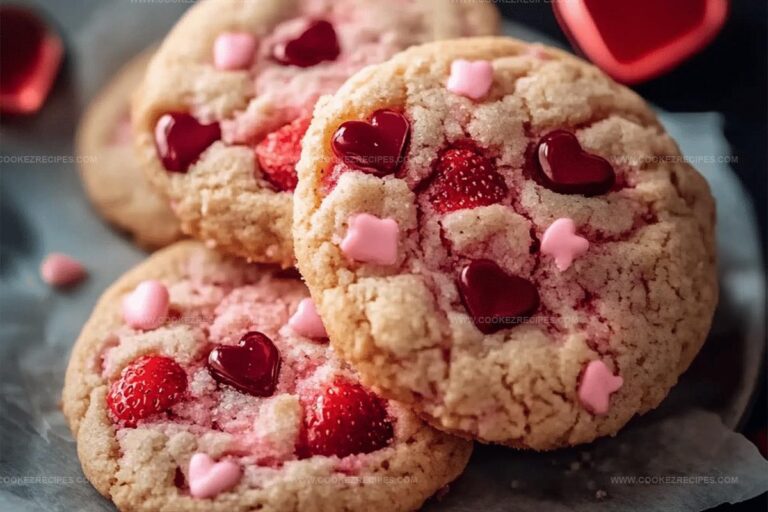 Valentine Strawberry Cookies Recipe