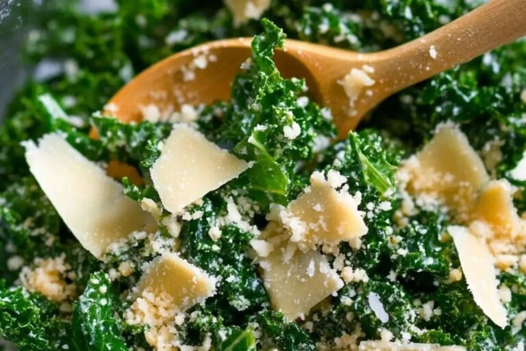 Lemon Parmesan Kale Salad Recipe