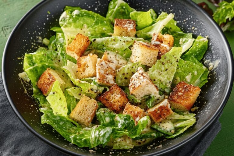 Caesar Salad with Dressing Recipe