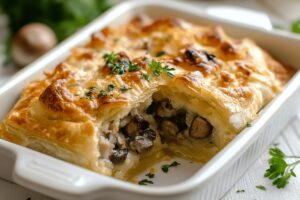 Chicken and Mushroom Pastry Recipe