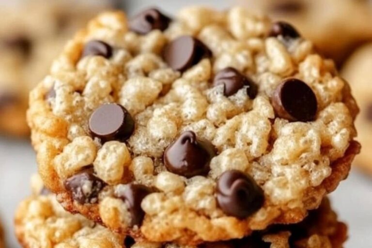 Rice Krispie Cookies with Chocolate Chips Recipe