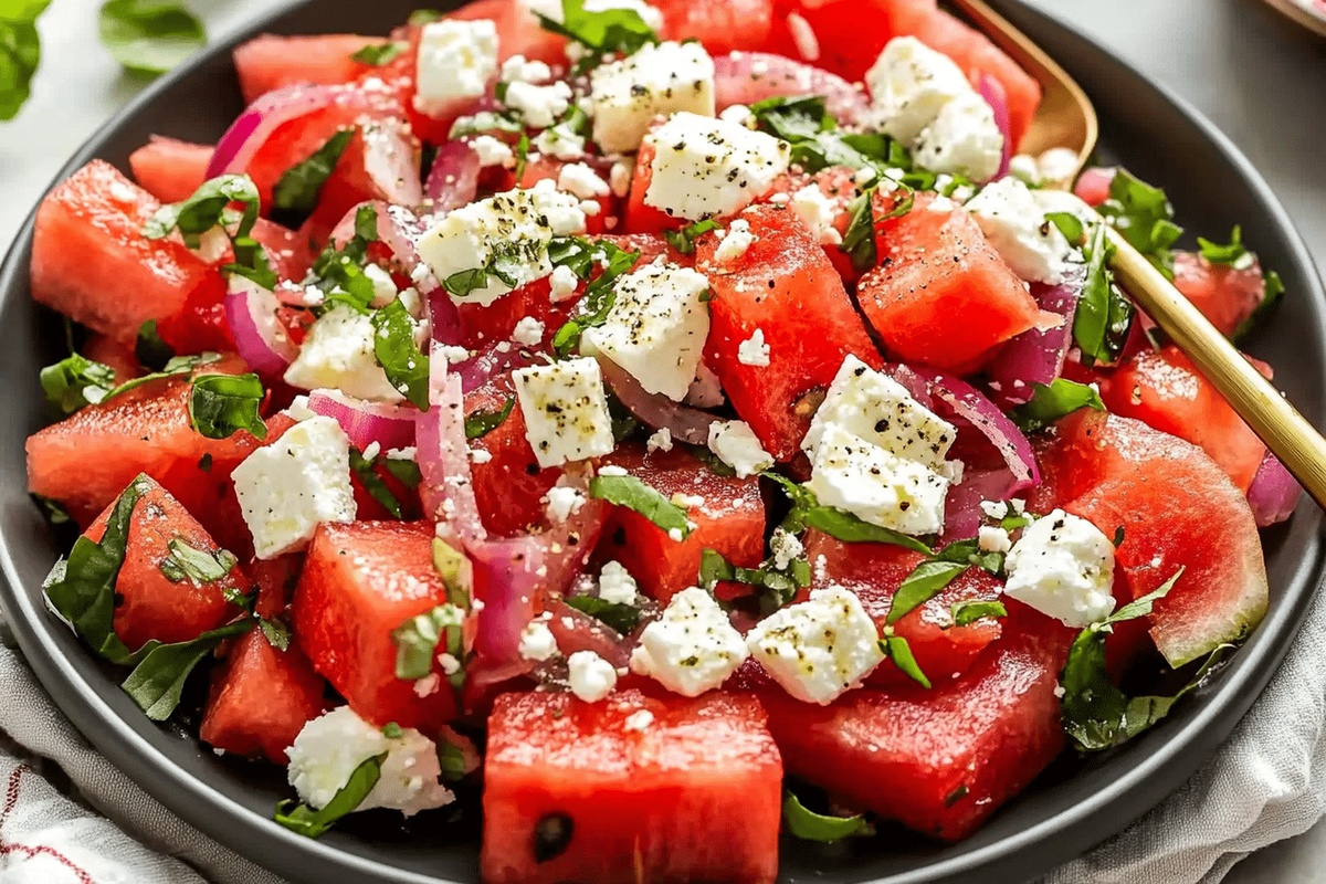 Feta Watermelon Salad Recipe