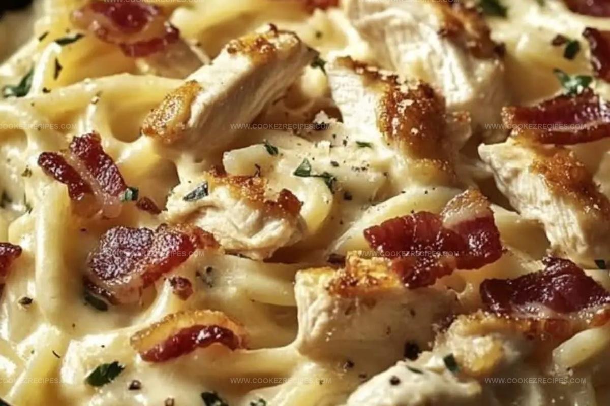 Creamy Chicken Bacon Ranch Pasta Recipe
