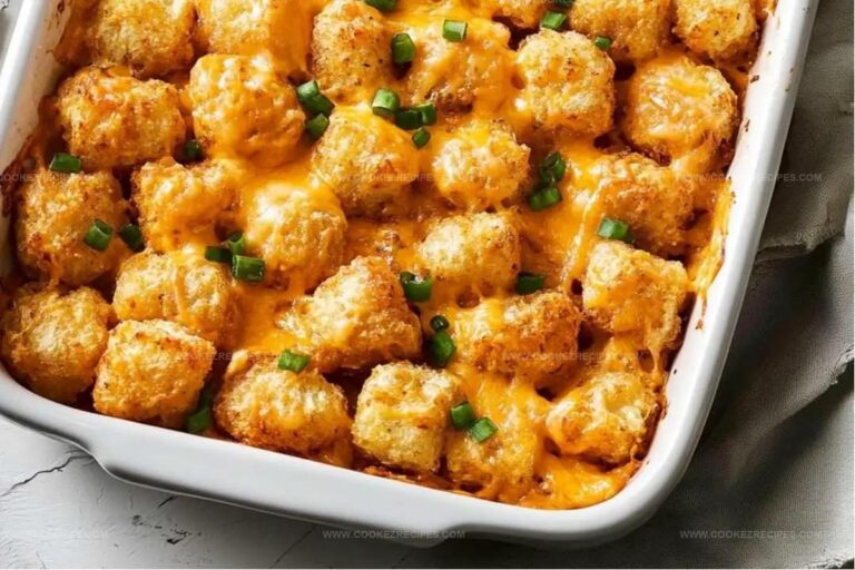 Buffalo Chicken Tater Tot Casserole Recipe