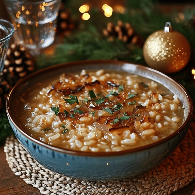Umami French Onion Soup Rice Recipe