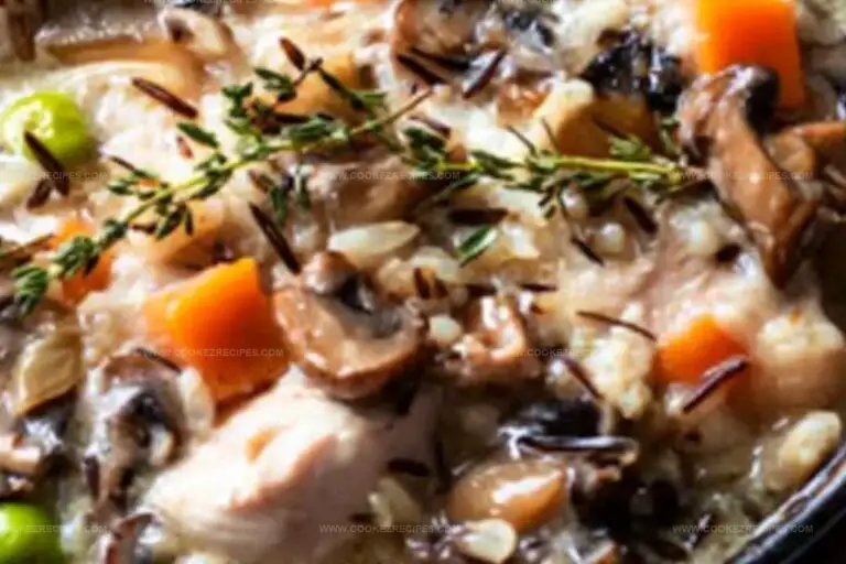 Creamy Mushroom Chicken and Wild Rice Soup Recipe