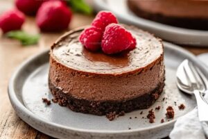 Mini Chocolate Cheesecake for Two Recipe