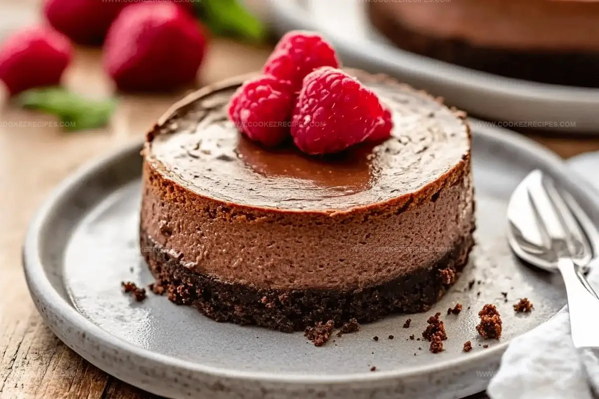 Mini Chocolate Cheesecake for Two Recipe