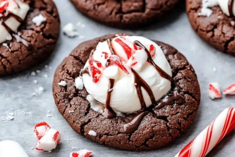 Peppermint Hot Chocolate Cookies Recipe