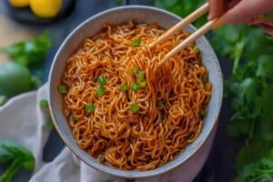 Easy Saucy Ramen Noodles Recipe