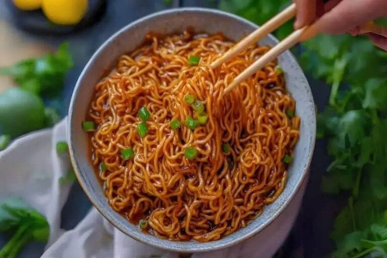 Easy Saucy Ramen Noodles Recipe