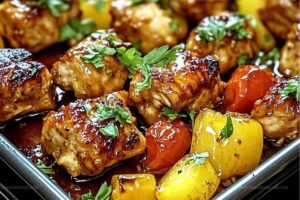 Tropical Hawaiian Chicken Sheet Pan Feast Recipe