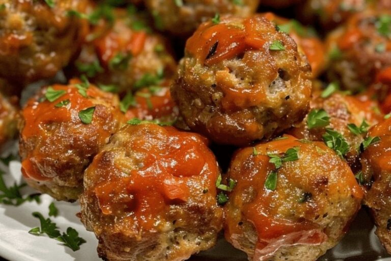 Fiery Rotel Cream Cheese Sausage Balls Recipe