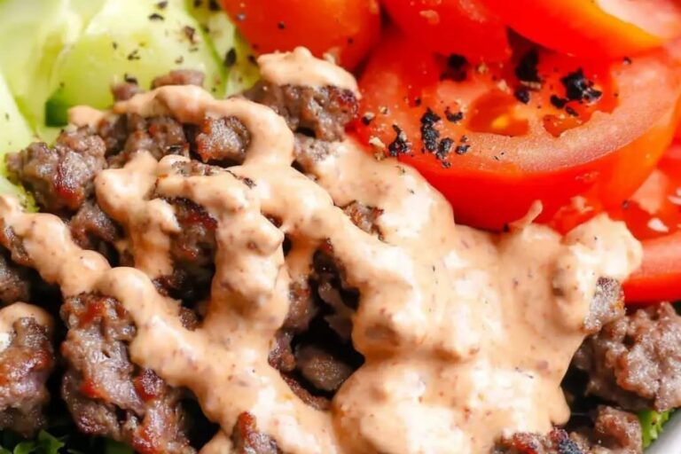 Burger in a Bowl The Low Carb Option Recipe