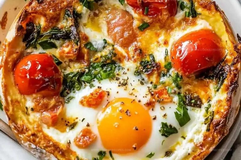 Mediterranean Baked Feta Eggs Recipe