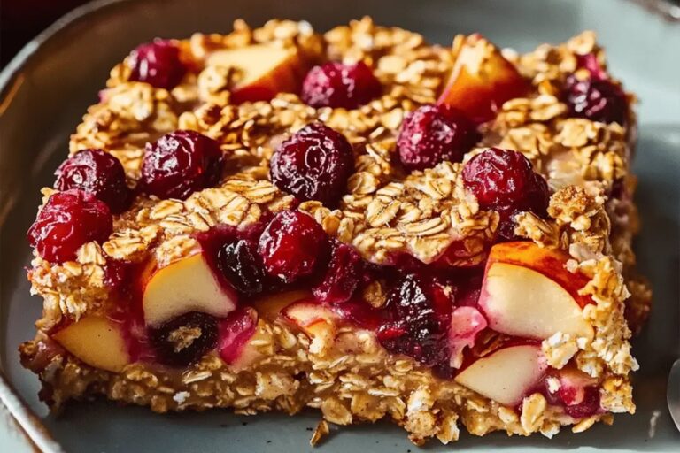 Apple-Cranberry Oats Recipe