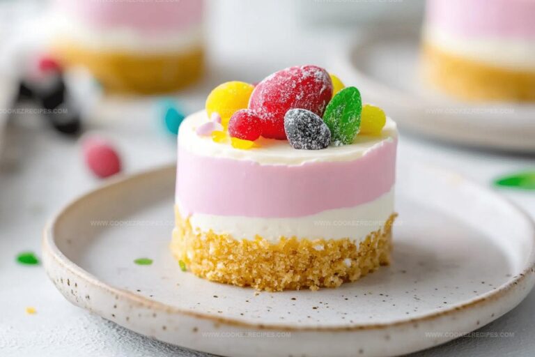 Easter No Bake Mini Cheesecakes Recipe
