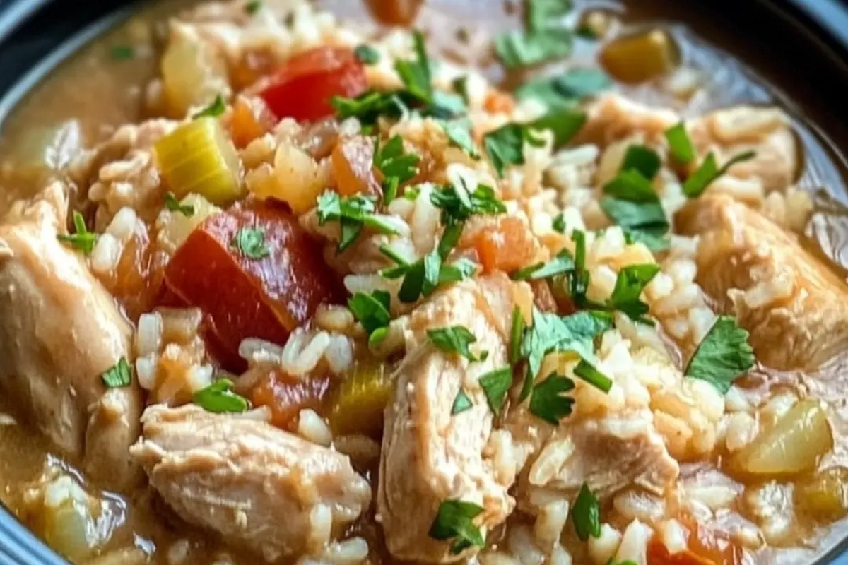 Slow Cooker Chicken and Rice Recipe
