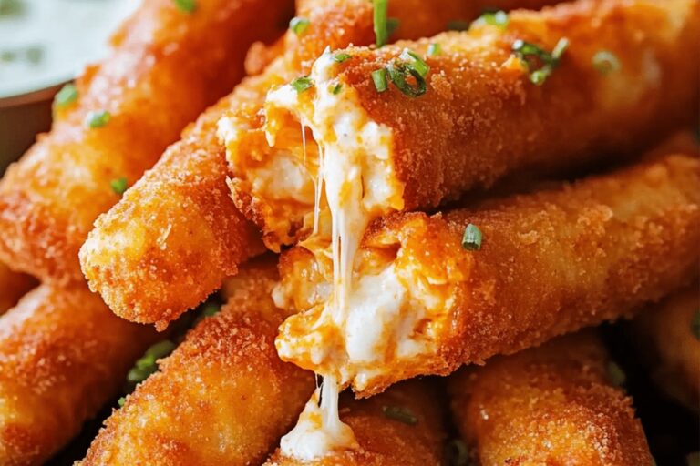 Buffalo Chicken Mozzarella Sticks Recipe