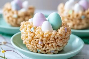 Krispie Easter Nests Recipe