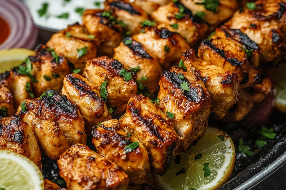 Authentic Shish Tawook (Grilled Chicken Skewers) Recipe