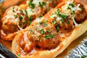 Baked Italian Turkey Meatballs Recipe