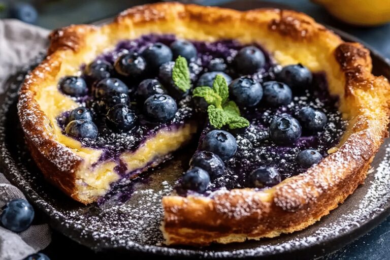 Blueberry Lemon Dutch Baby Recipe
