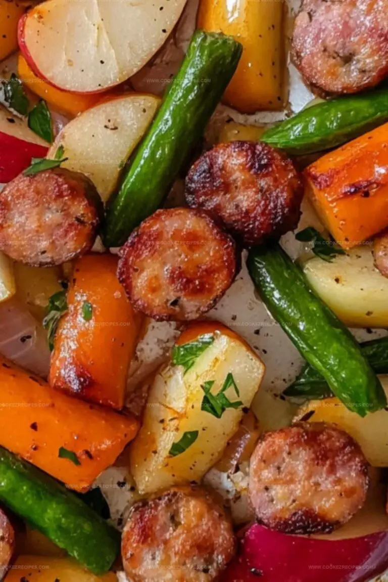 Chicken Apple Sausage Sheet Pan Dinner Recipe