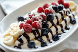Healthy Banana Split Recipe