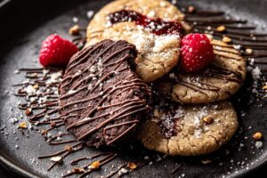 Salted Chocolate Lace Cookies Recipe