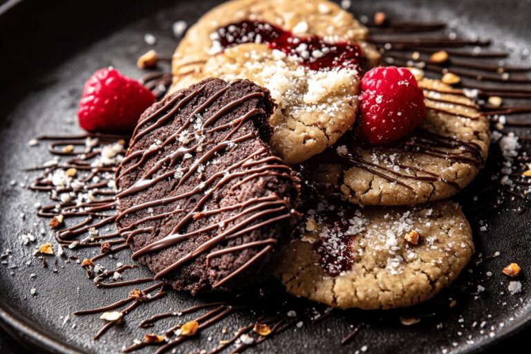 Salted Chocolate Lace Cookies Recipe