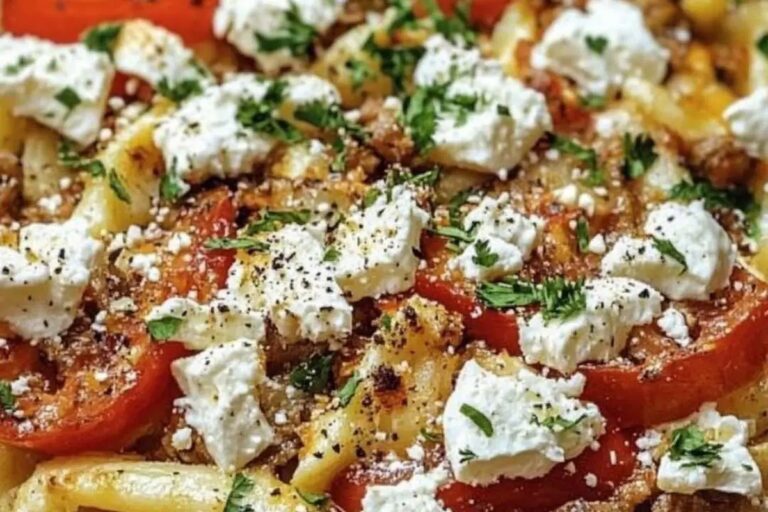 Delicious Gyros Casserole with Feta Recipe