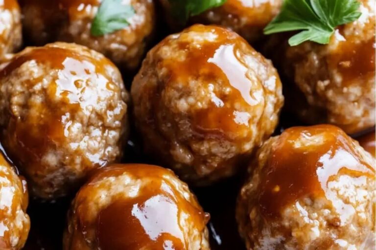 Slow-Cooked Honey BBQ Meatballs Recipe