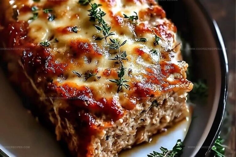 Melt-in-Your-Mouth Garlic Parmesan Chicken Meatloaf Recipe