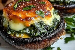 Spinach-Stuffed Mushrooms Recipe