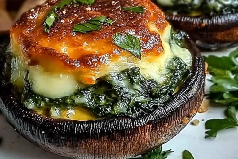 Spinach-Stuffed Mushrooms Recipe