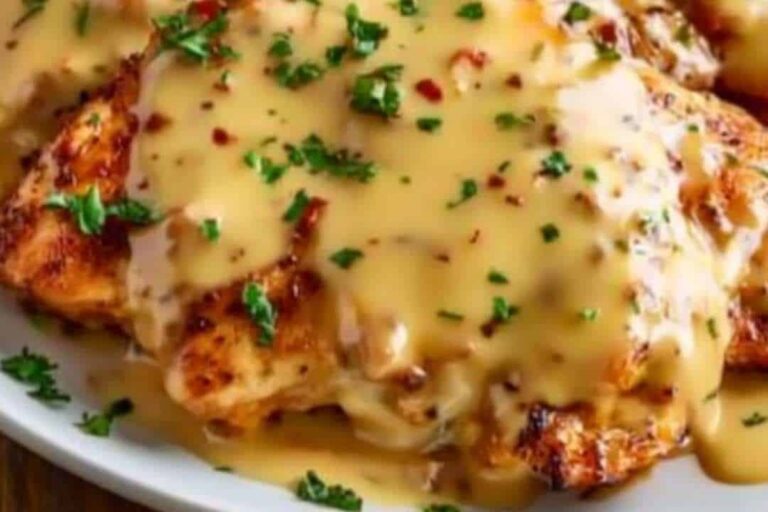 Smothered Chicken with Jack Cheese Recipe